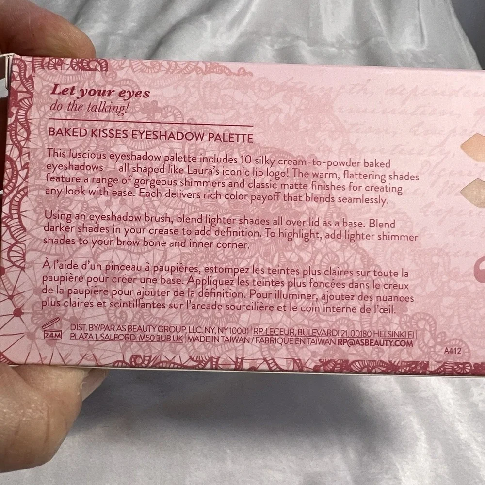laura geller makeup Baked Kisses 10 Baked Eyeshadow NEW Warm‎ Neutrals Palette